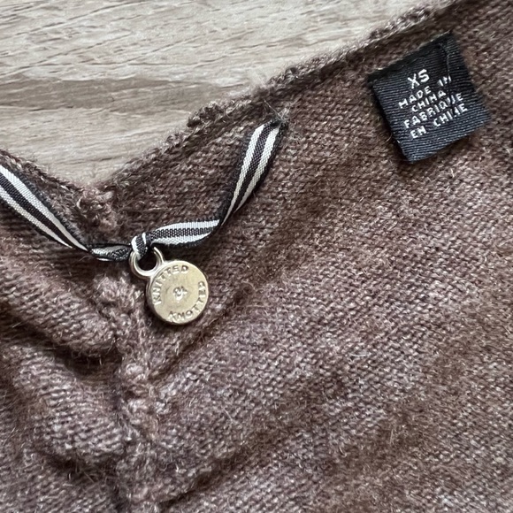 Anthro Knitted & Knotted : brown sweater dress - Picture 7 of 12